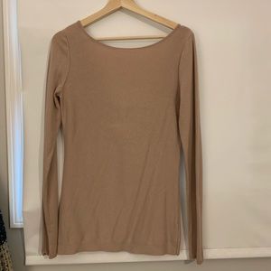 Mauve knit shirt